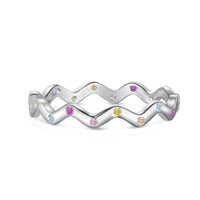 [Aethel jewelry]Ornate Vibrant Round Cut Daily Ring
