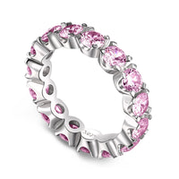 [Aethel jewelry]Eternity Round Cut Tennis Ring