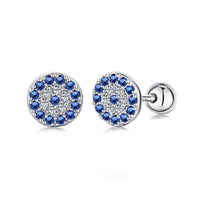 [Aethel jewelry]Devil's Eye Ear Bone Nail Earrings