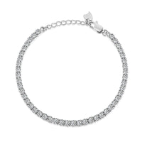 [Aethel jewelry]Sparkling Round Cut Daily Bracelet