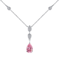 [Aethel jewelry]Dazzling Pear Cut Necklace