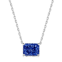 [Aethel jewelry]Luxurious Square Shape Colorful Necalack