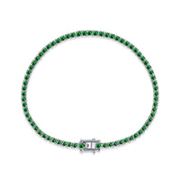 [Aethel jewelry]Dazzling Colorful Round Cut Daily Bracelet