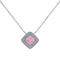 [Aethel jewelry]Sparkling Asscher Cut Necklace
