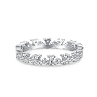 [Aethel jewelry]Elegant Resplendent Round Shape Party Ring