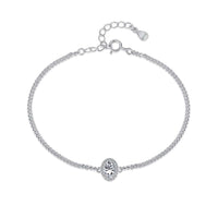[Aethel jewelry]Exquisite Oval Shape Bracelet