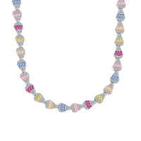 [Aethel jewelry]Radiant Colorful Rainbow Necklace
