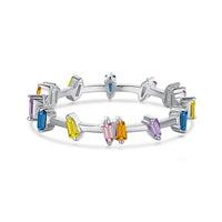 [Aethel jewelry]Unique Trapezoid Cut Daily Ring