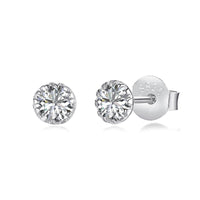 [Aethel jewelry]Sparkling Colorful Round Shape Earrings