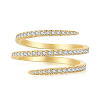 [Aethel jewelry]Unique Vibrant Entangle Daily Ring