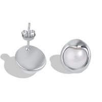 [Aethel jewelry]Dainty Bread Pearl Earrings