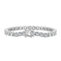 [Aethel jewelry]Ornate Sparkling Round Cut Wedding Bracelet