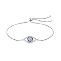 [Aethel jewelry]Dazzling Eye Shape Necklace