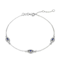 [Aethel jewelry]Evil Eye Shape Pendent Necklace