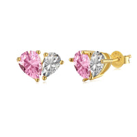 [Aethel jewelry]Dazzling Elegant Heart Cut Lover Earrings