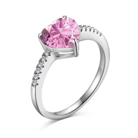 [Aethel jewelry]2.0 Carat Dazzling Lustrous Heart Cut Lover Ring