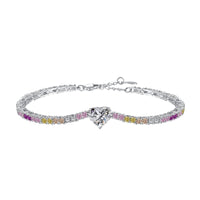 [Aethel jewelry]Delicate Romantic Heart Shape Lover Bracelet