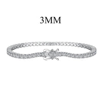[Aethel jewelry]Dainty Charming Round Cut Tennis Bracelet