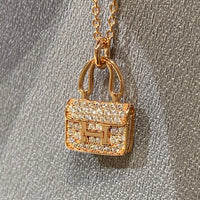 [Aethel jewelry]CONSTANCE PEDANT DIAMOND NECKLACE