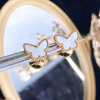 [Aethel jewelry]SWEET BUTTERFLY MOP EARSTUDS