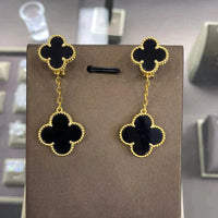 [Aethel jewelry]CLOVER 2 MOTIFS  EARRINGS (MULTIPLE CHOICESC