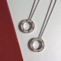 [Aethel jewelry]LOVE NECKLACE ADJUSTABLE SILVER