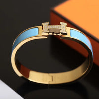 [Aethel jewelry]H CLOUD BLUE BRACELET GOLD DIAMOND