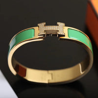 [Aethel jewelry]H BRACELET GOLD DIAMOND