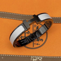 [Aethel jewelry]H BRACELET 12MM BLACK WHITE CERAMIC