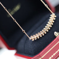 [Aethel jewelry]CLASH PINK GOLD NECKLACE