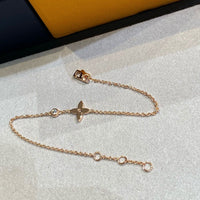 [Aethel jewelry]STAR DIAMOND PINK GOLD BRACELET