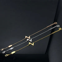 [Aethel jewelry]VOLT LV LOGO BRACELET