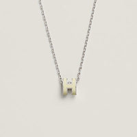 [Aethel jewelry]HM CLIC YELLOW ENAMEL GOLD NECKLACE