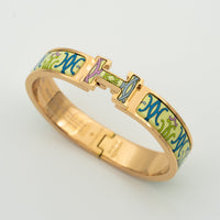 [Aethel jewelry]H BRACELET BEIGE MULTICOLOR