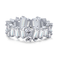 [Aethel jewelry]Delicate Multi Shape Tennis Ring