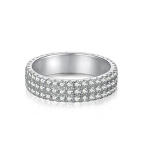 [Aethel jewelry]Dainty Round Cut Tennis Ring