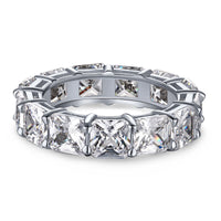 [Aethel jewelry]Elegant Princess Cut Tennis Ring