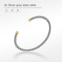 [Aethel jewelry]FORCE SERIES BRACELET CABLES 50 CHOICES (DIY SELECTION)