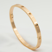 [Aethel jewelry]LOVE BRACELET 3.65MM 10 DIAMONDS