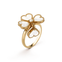 [Aethel jewelry]SWEET CLOVER WHITE MOP RING