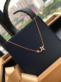 [Aethel jewelry]BLOSSOM PENDANT PINK GOLD AND DIAMOND