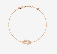 [Aethel jewelry]FORCE 10 FULL DIAMOND BUCKLE CHAIN LINK MINI MODEL