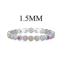 [Aethel jewelry]Radiant Sparkling Round Cut Daily Ring