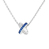 [Aethel jewelry]LIENS DIAMOND SILVER NECKLACE