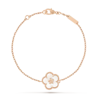 [Aethel jewelry]LUCKY WHITE MOP PLUM BLOSSOM  BRACELET